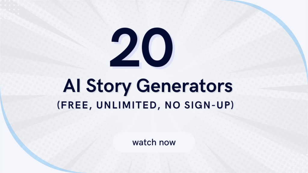 20 AI Story Generators (Free, Unlimited, No Sign-Up) - Free AI Tool Hub ...