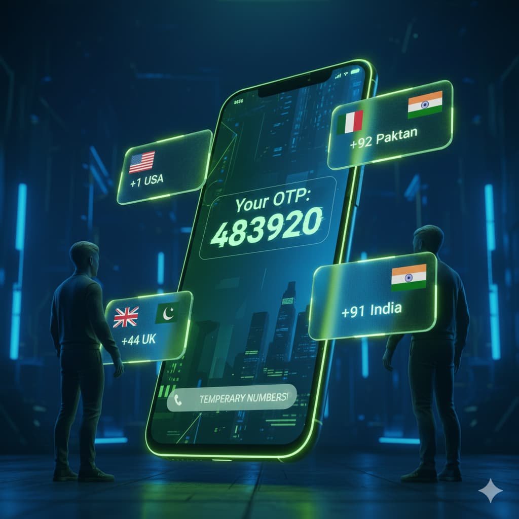 Free Temporary Phone Numbers 2025 – 100% Working USA, UK, India, Pakistan Numbers for WhatsApp & Telegram OTP
